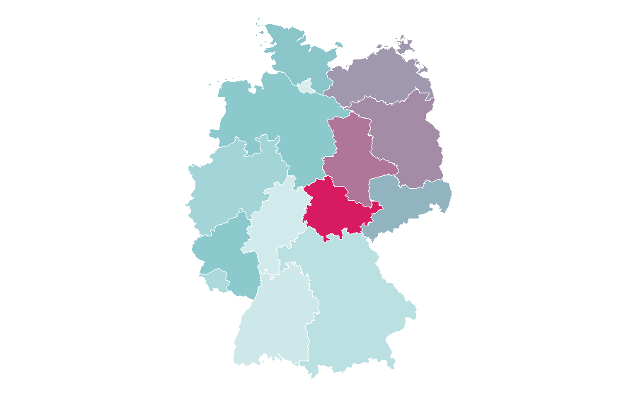 Affinity by region — Yvonne Catterfeld, Germany