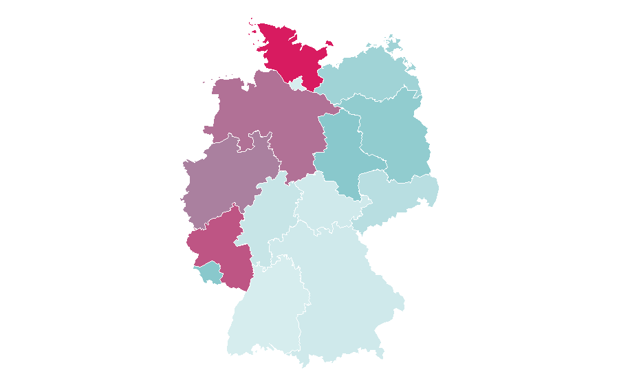 Affinity by region — Zach Roerig, Germany