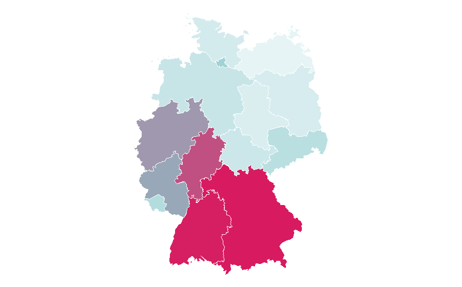 Affinity by region — Zagreb, Germany