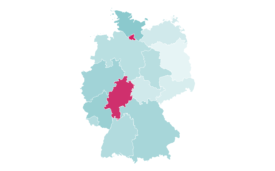 Affinity by region — Zamalek SC, Germany