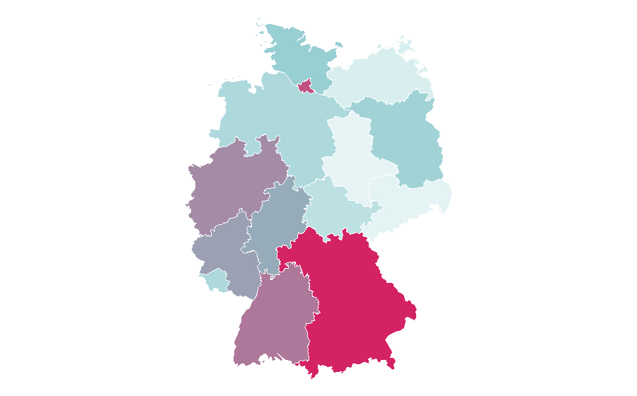 Affinity by region — Zara Kids, Germany