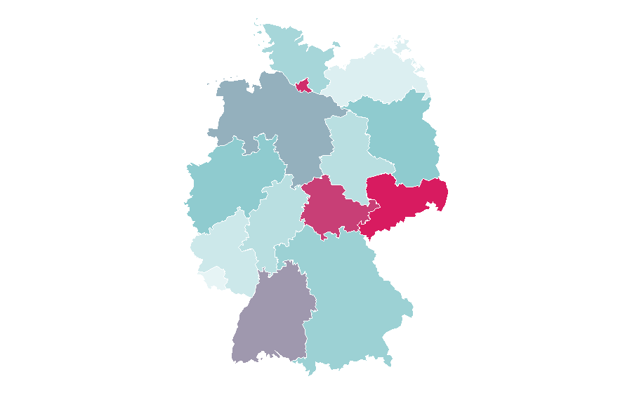 Affinity by region — Zartmann, Germany