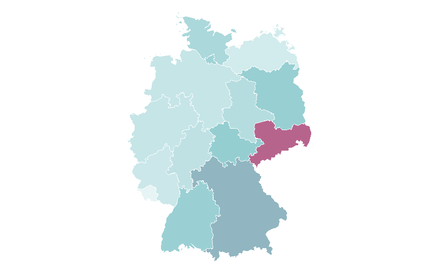 Affinity by region — ZDF Heute Show, Germany