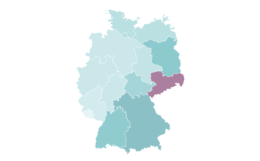 Affinity by region — ZDF heute-show, Germany