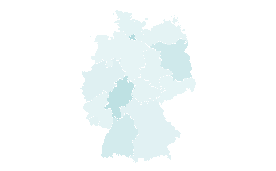 Affinité par région — Zeit für Brot, Allemagne