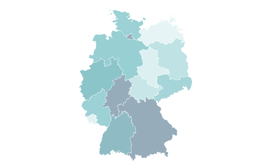 Affinité par région — Zendaya, Allemagne