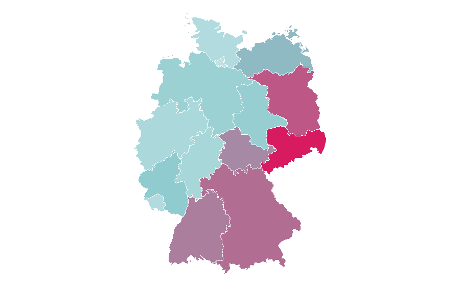 Affinity by region — Zentrum der Gesundheit, Germany