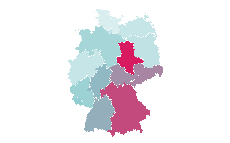 Affinity by region — Zucchero, Germany