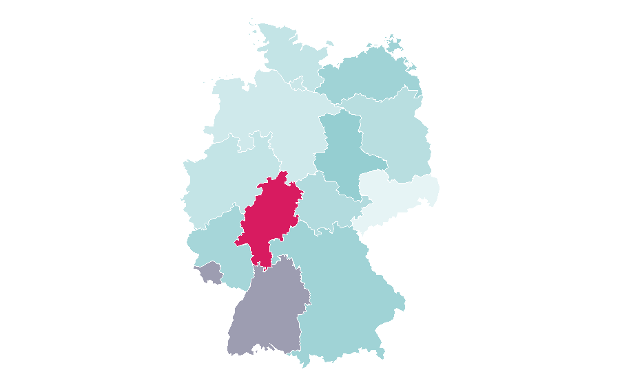 Affinity by region — Zumba Dance, Germany