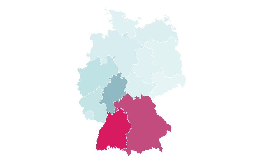 Affinity by region — Zvezde Granda, Germany