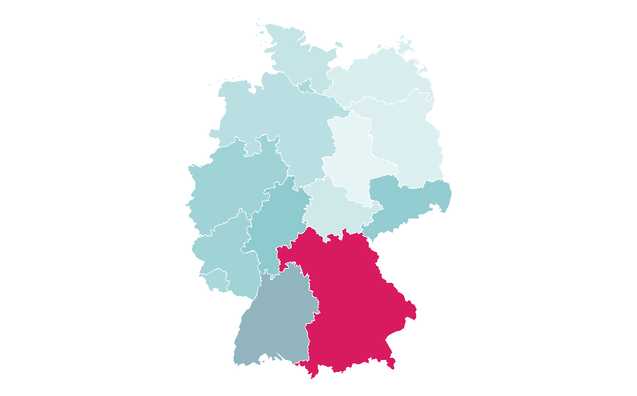 Affinity by region — Zwift, Germany