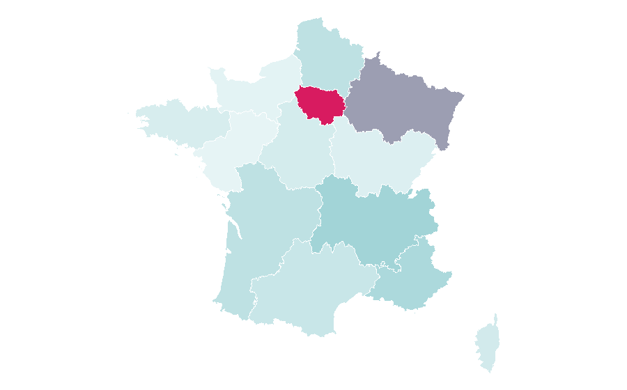 Affinity by region — Alpro, France