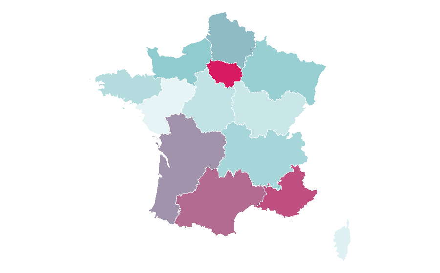 Affinity by region — Animal Kingdom (film), France