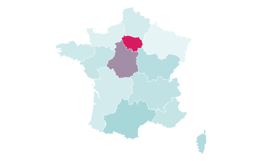 Affinität nach Region — Audio mastering, Frankreich