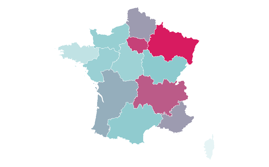 Affinity by region — BMW Z4 (E85), France