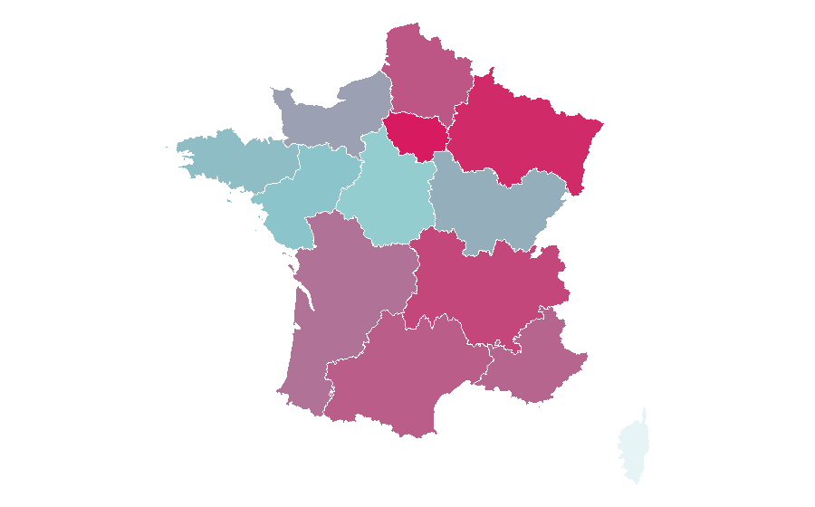 Affinity by region — Breaking Bad, France