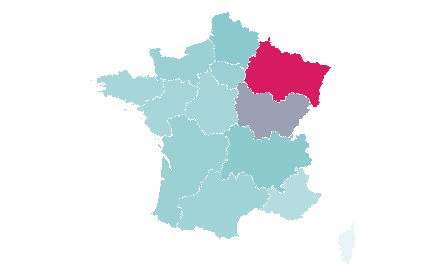 Affinity by region — Chester Bennington, France