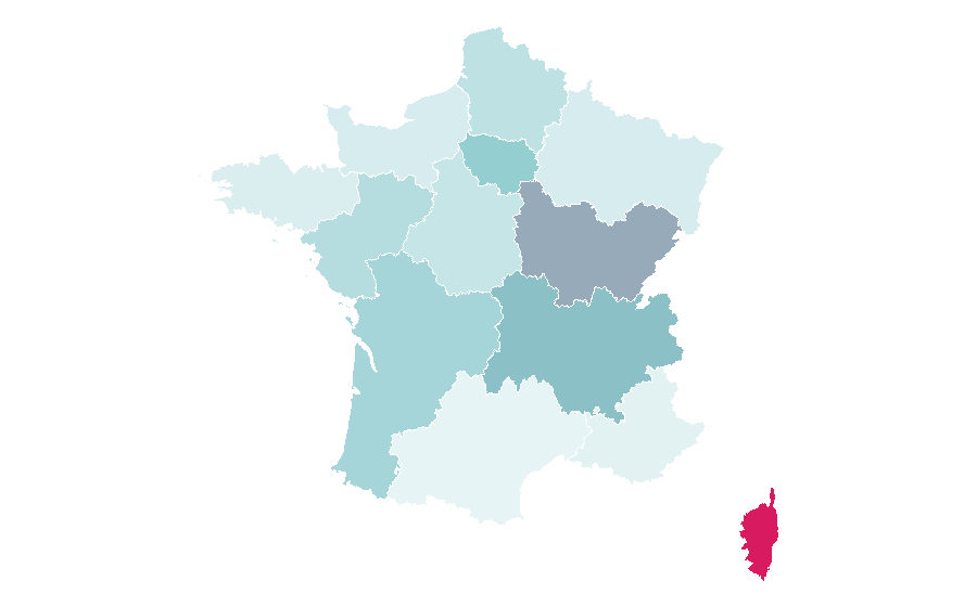 Affinity by region — Harry Potter and the Deathly Hallows – Part 1, France