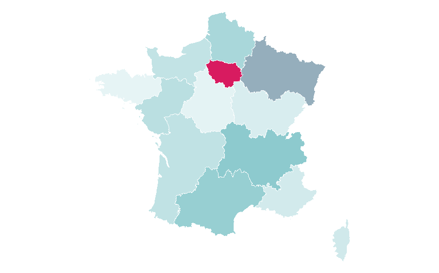 Affinity by region — Karl Kani, France