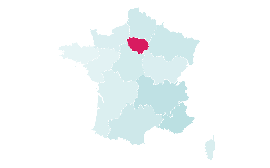 Affinity by region — Kenzo, France