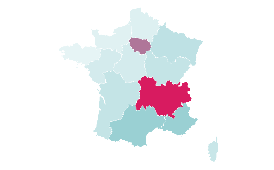 Affinity by region — Quechua (brand), France