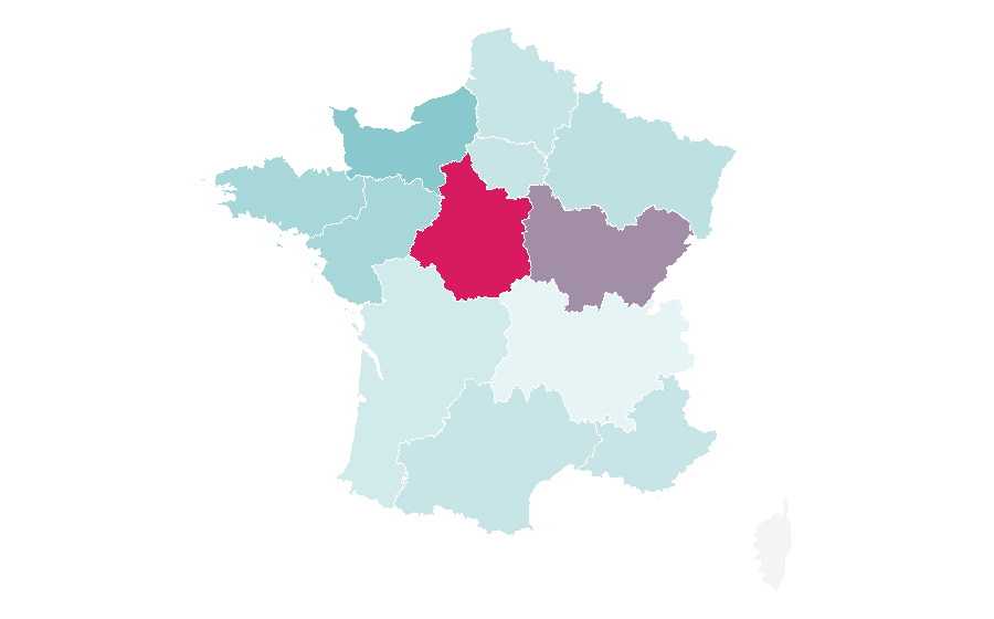 Affinity by region — Ray Toro, France