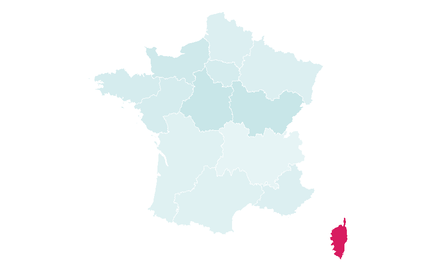 Affinity by region — SkinMedica, France