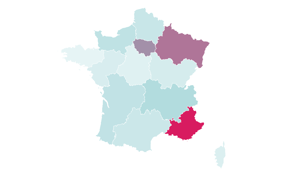 Affinity by region — Thomas Sabo, France