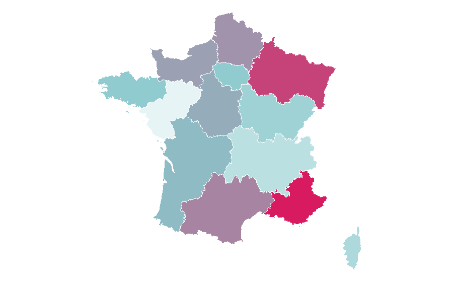 Affinity by region — Wyatt Russell, France