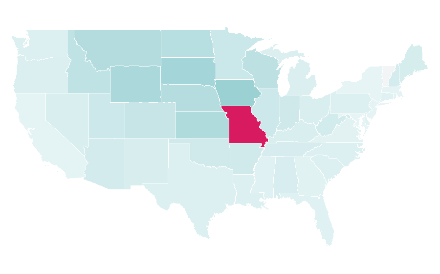 Affinity by region — 1st Phorm, United States