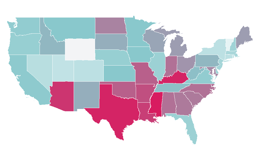 Affinity by region — 20/20 (U.S. TV series), United States