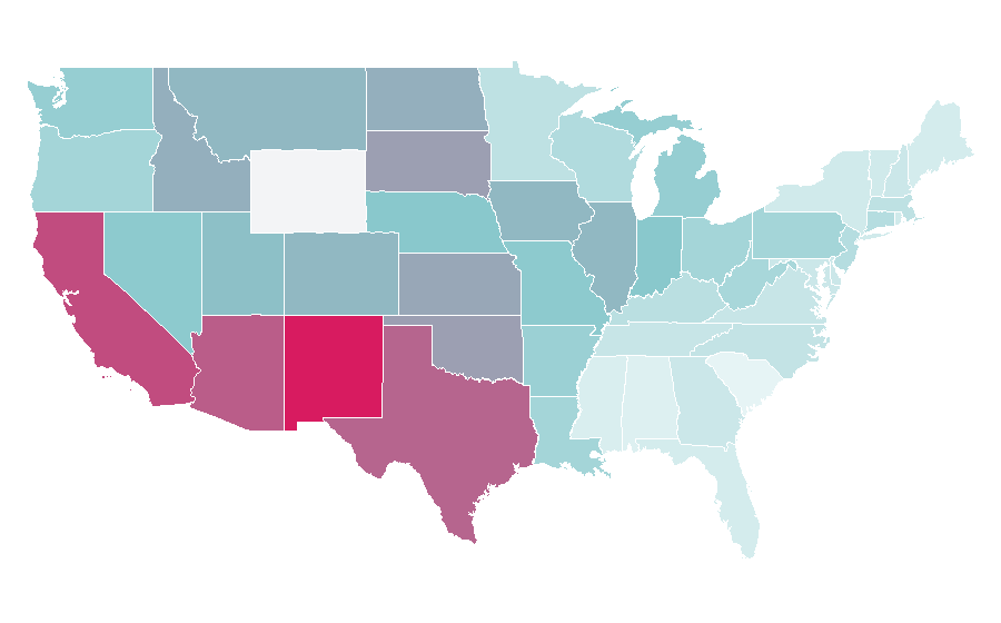 Affinity by region — 22 Jump Street, United States
