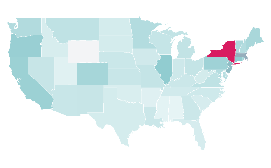 Affinity by region — 25th Hour, United States