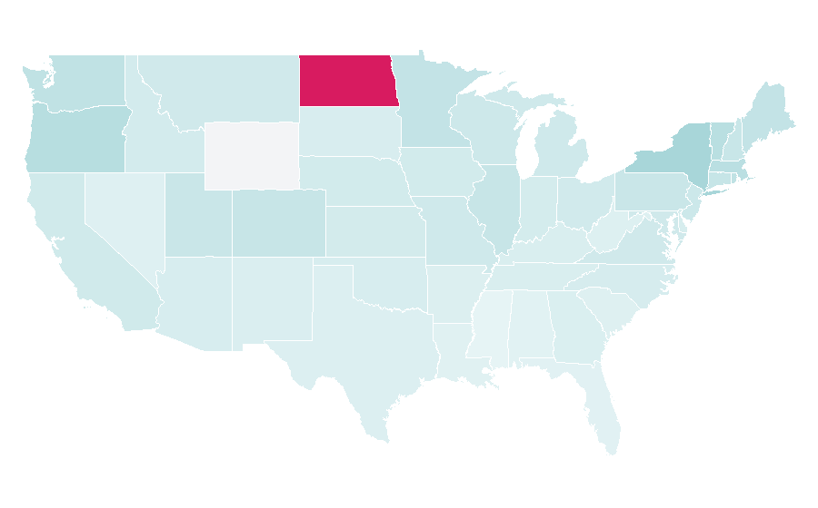 Affinity by region — 30 Rock, United States
