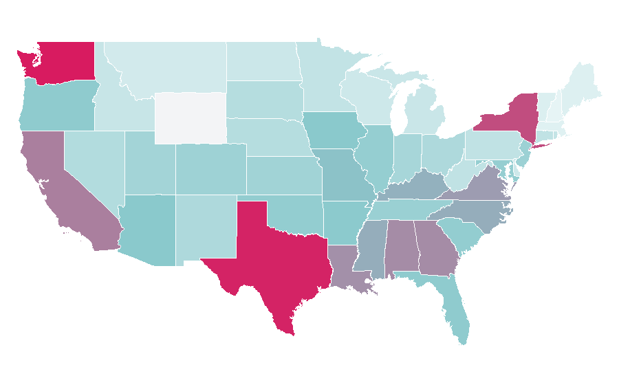 Affinity by region — 360, United States