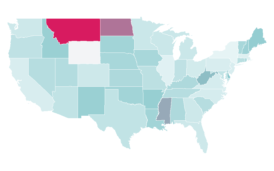 Affinität nach Region — 3D computer graphics, USA