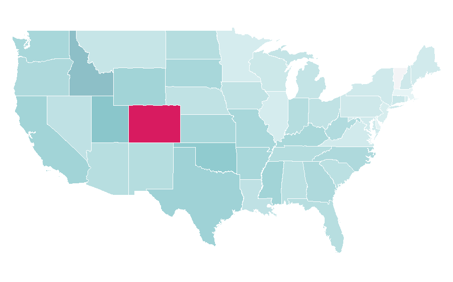 Affinity by region — 3D modeling, United States