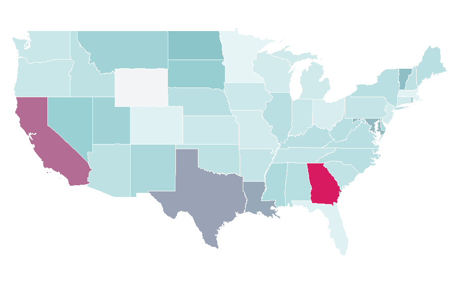 Affinity by region — 3XL, United States