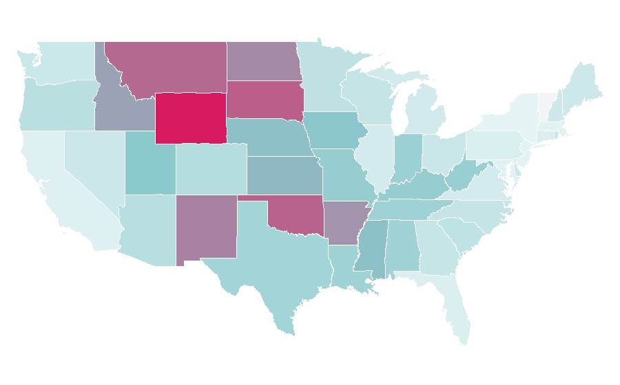 Affinity by region — 8 Seconds, United States