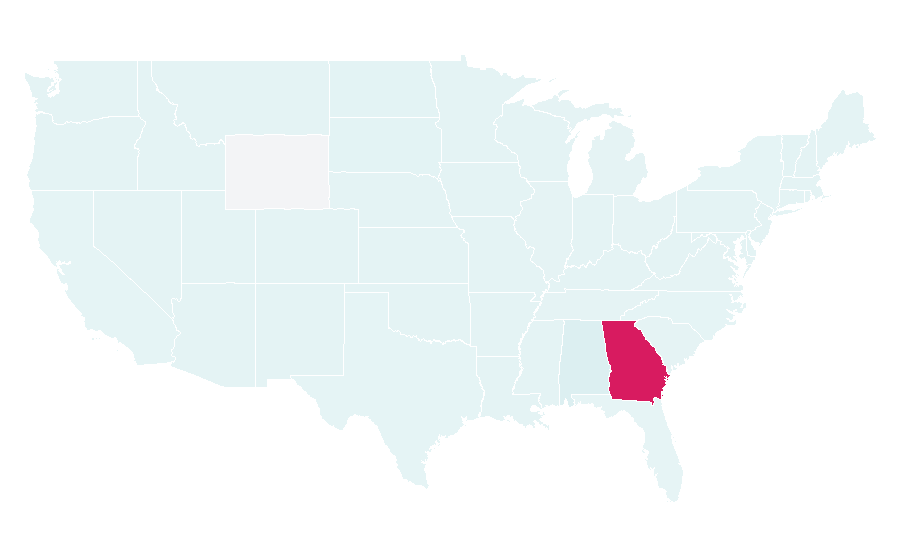 Affinity by region — 94.9 The Bull, United States