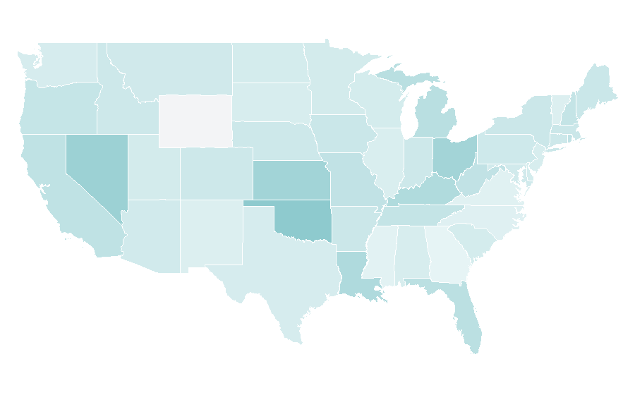 Affinity by region — 98 Degrees, United States