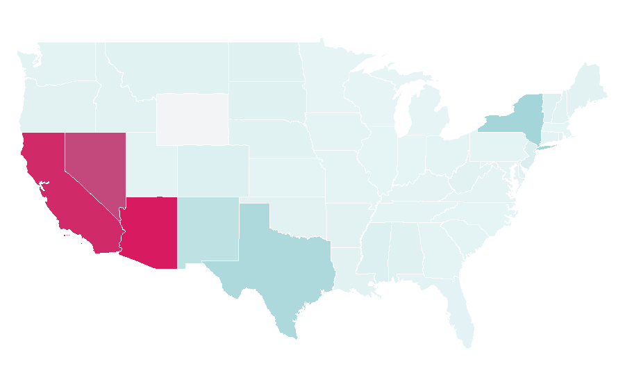 Affinity by region — 99 Cents Only Stores, United States
