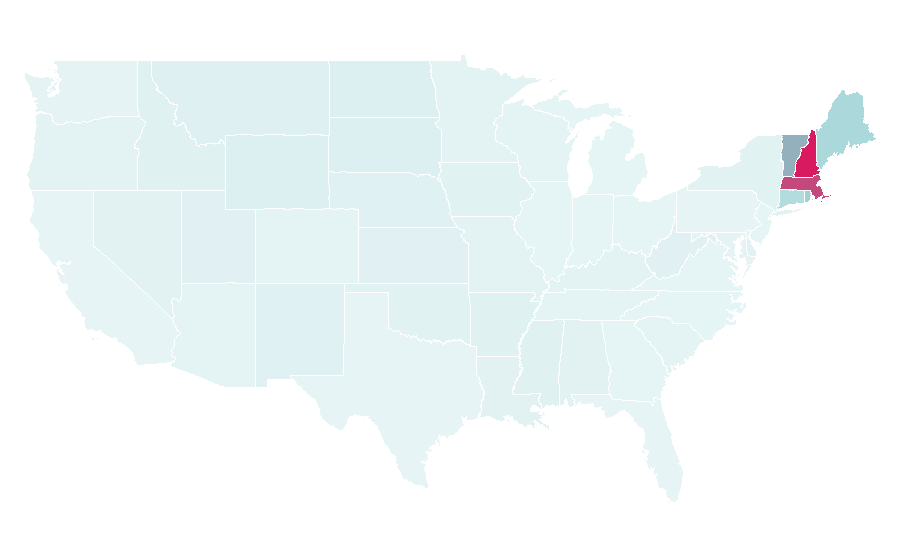 Affinity by region — 99 Restaurants, United States