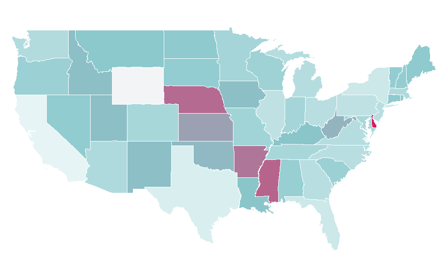Affinity by region — A Big Family, United States