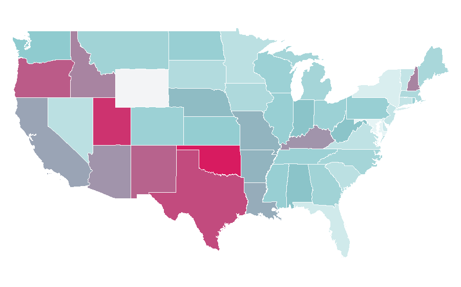 Affinity by region — A Bug's Life, United States