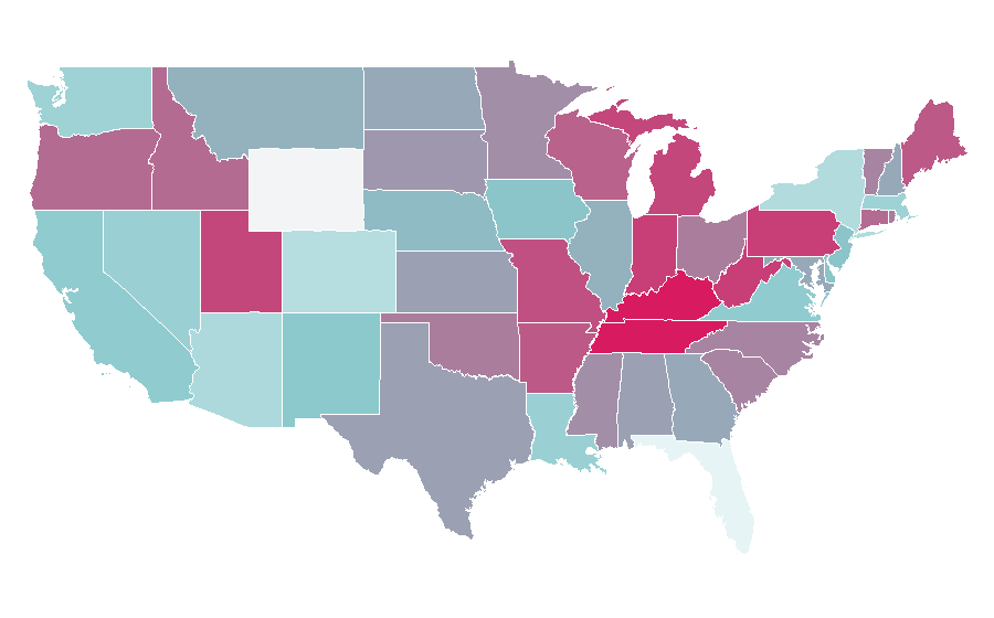 Affinity by region — A Charlie Brown Christmas, United States