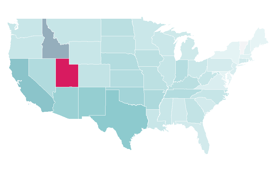 Affinity by region — A Cinderella Story, United States