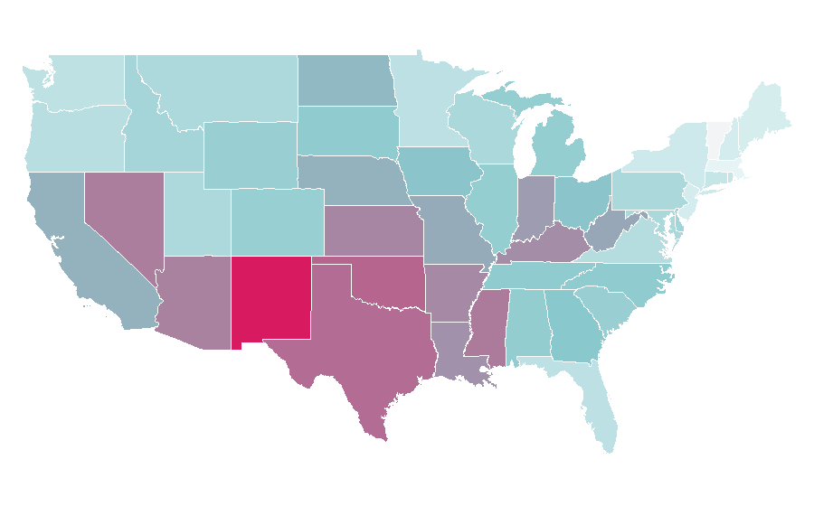 Affinity by region — A Haunted House, United States
