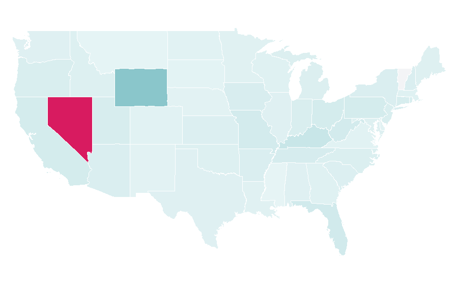 Affinity by region — A. J. McLean, United States