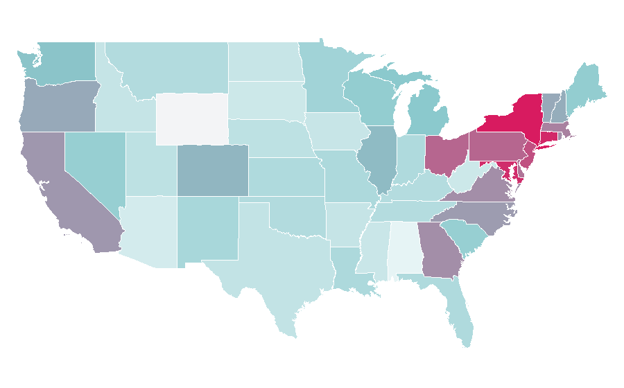 Affinity by region — A Tribe Called Quest, United States